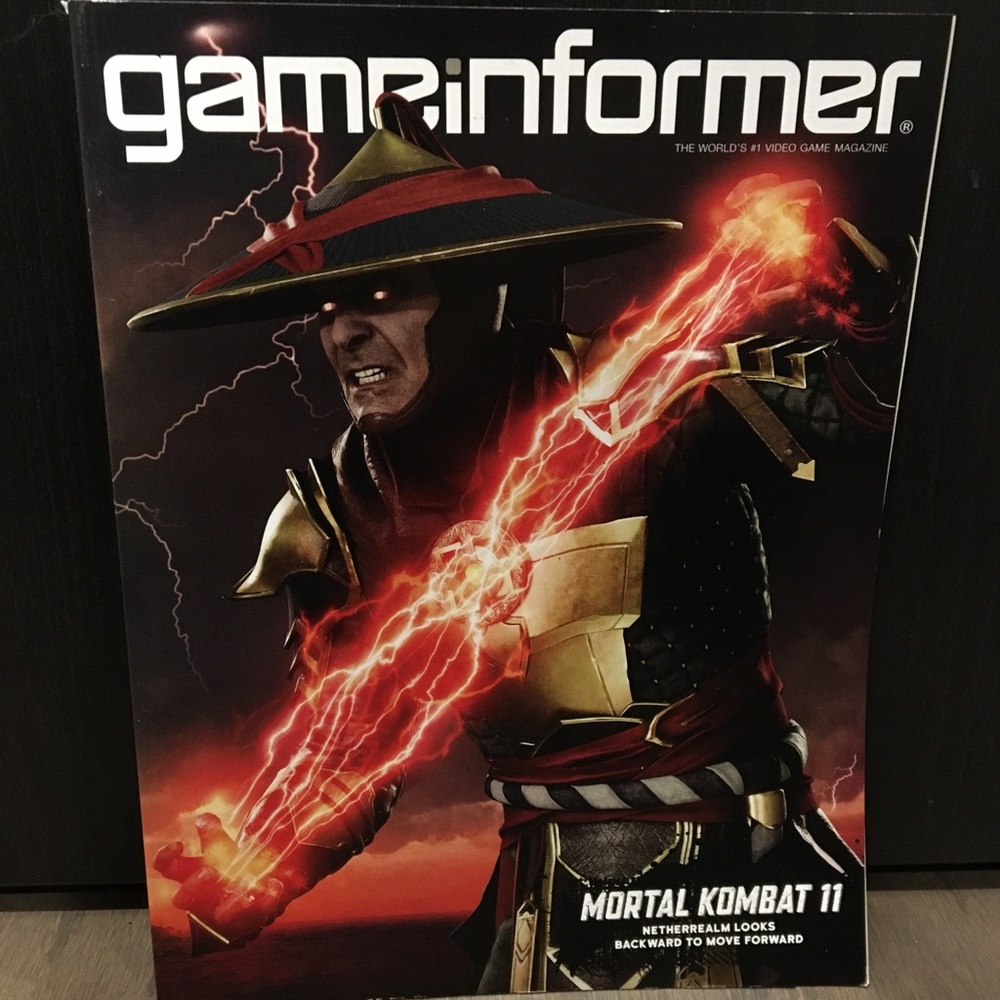 Game Informer Magazine #313 May 2019 Mortal Kombat 11 Raiden Cover OOP
